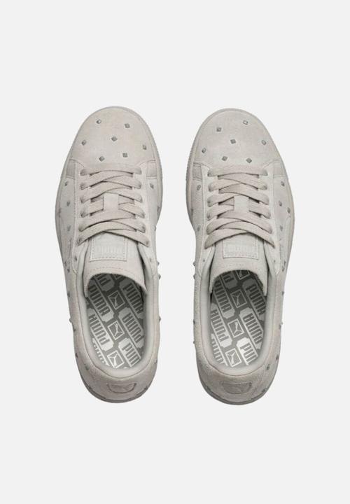 PUMA - Suede Studs - grey violet & puma white