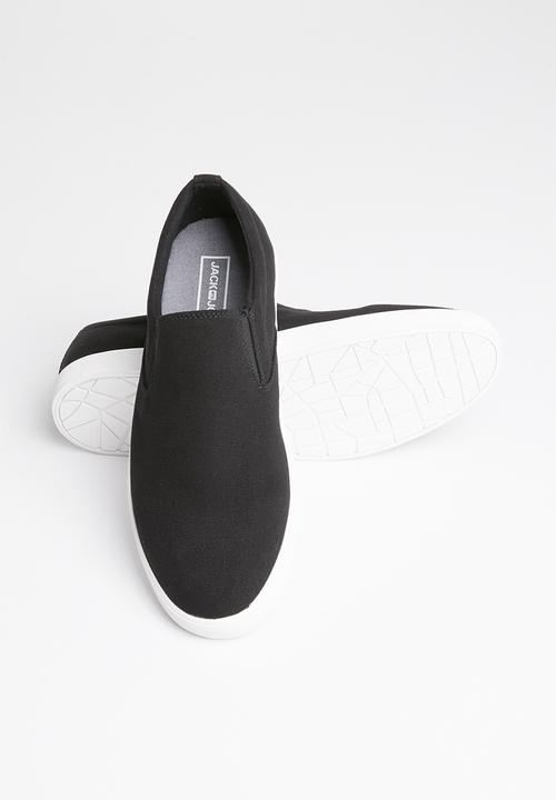 Jack & Jones - Rowden canvas slip anthracite - black