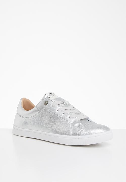 ONLY - Silja glitter sneaker - silver