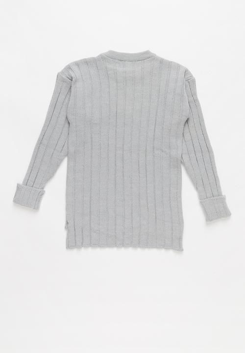 Rebel Republic - Teens ribbed knit - grey 
