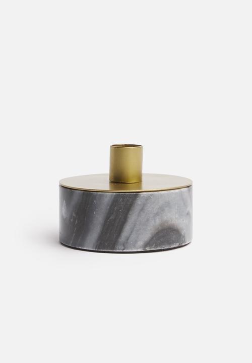 Sixth Floor - Marron storage candle holder - grey