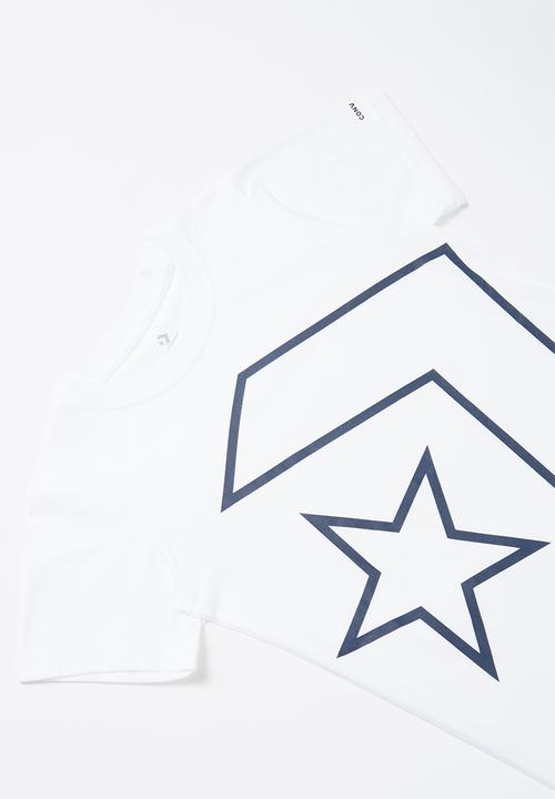 Converse - Cnvb titled star chevron - white