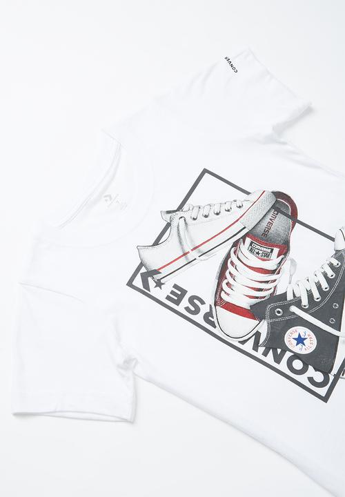 Converse - Cnvb stacked rectangle shoes tee - multi