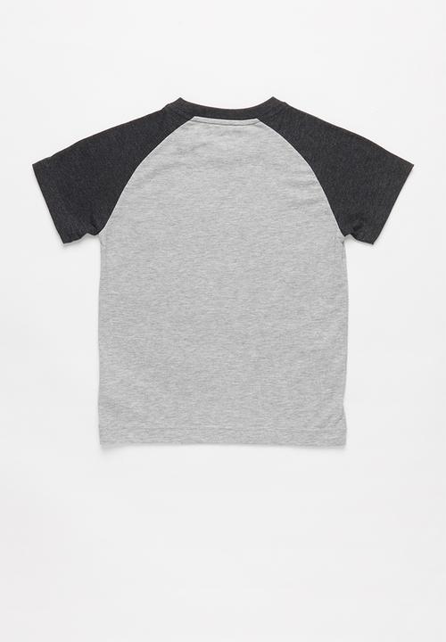 Converse - Cnvb chuck patch raglan tee - grey