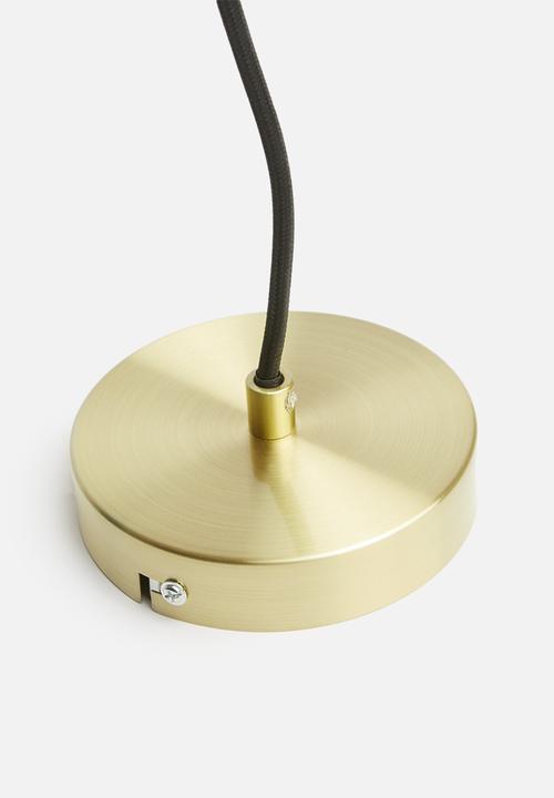 Sixth Floor - Dome pendant - brass