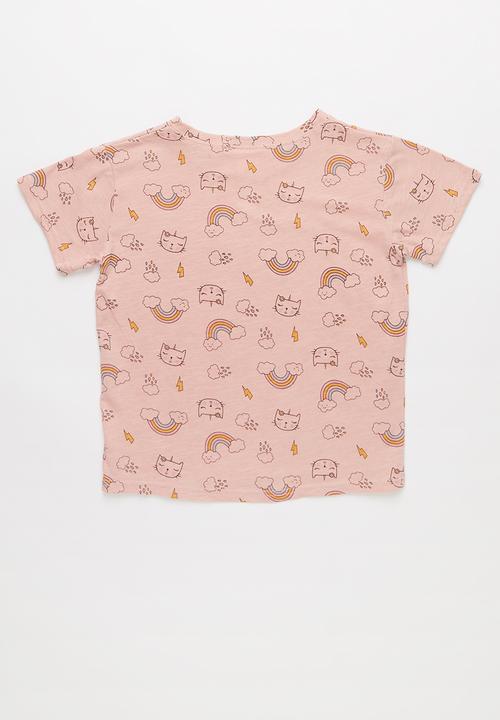Pop Candy - Kids printed tee - pink