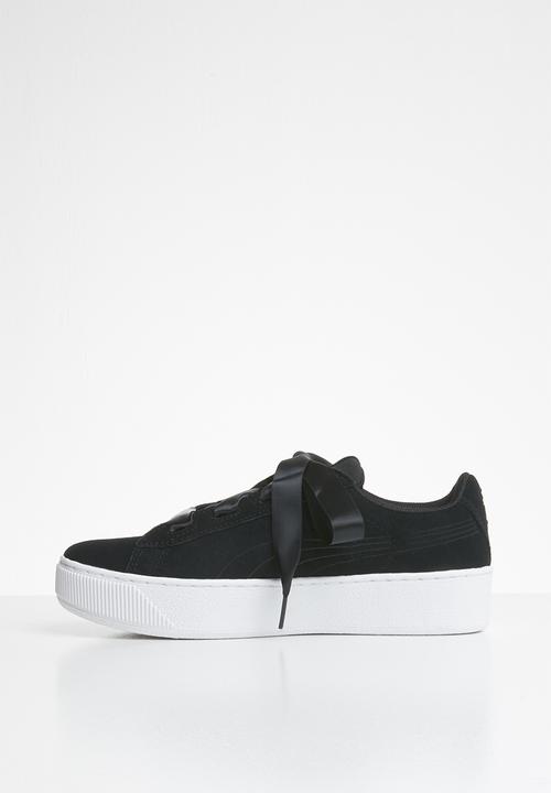 PUMA - Puma vikky platform ribbon jr - black