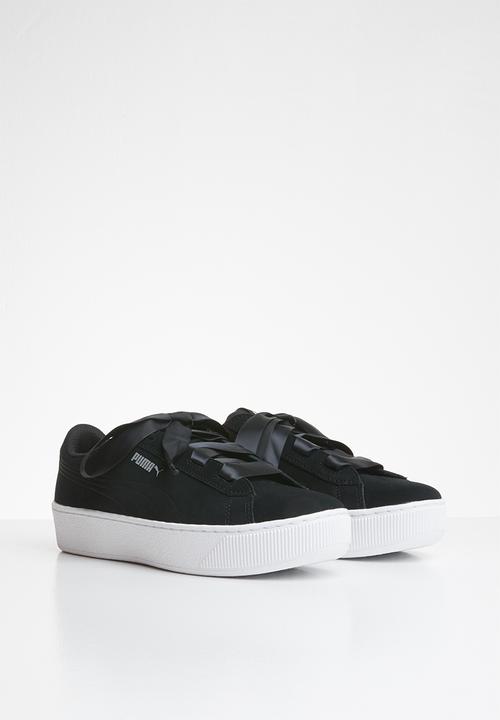 PUMA - Puma vikky platform ribbon jr - black