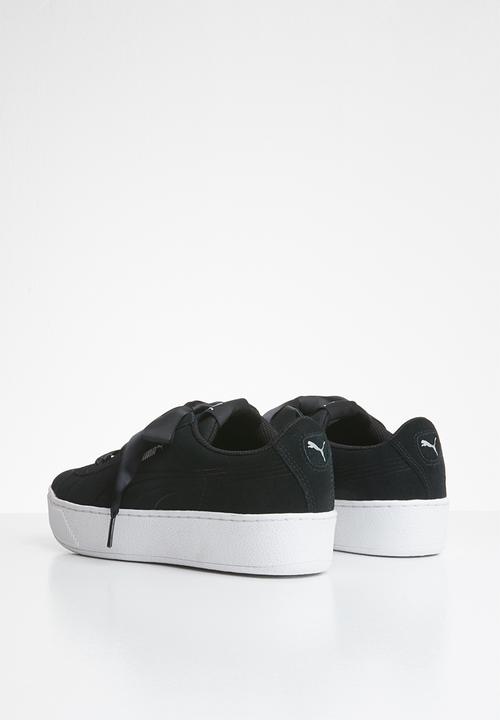 PUMA - Puma vikky platform ribbon jr - black