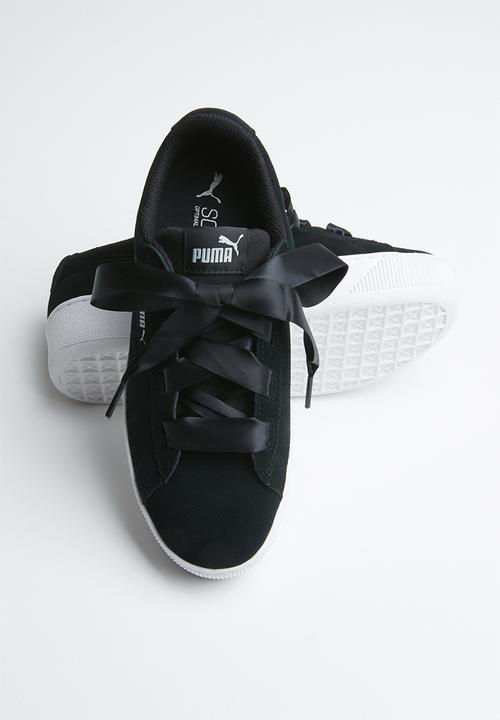 PUMA - Puma vikky platform ribbon jr - black