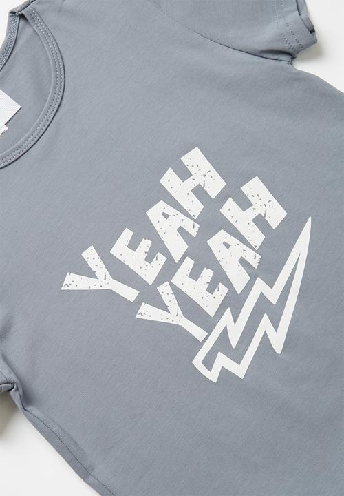 Pop Candy - yeah yeah pj set - grey
