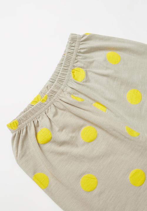 Pop Candy - Banana print pj set - multi