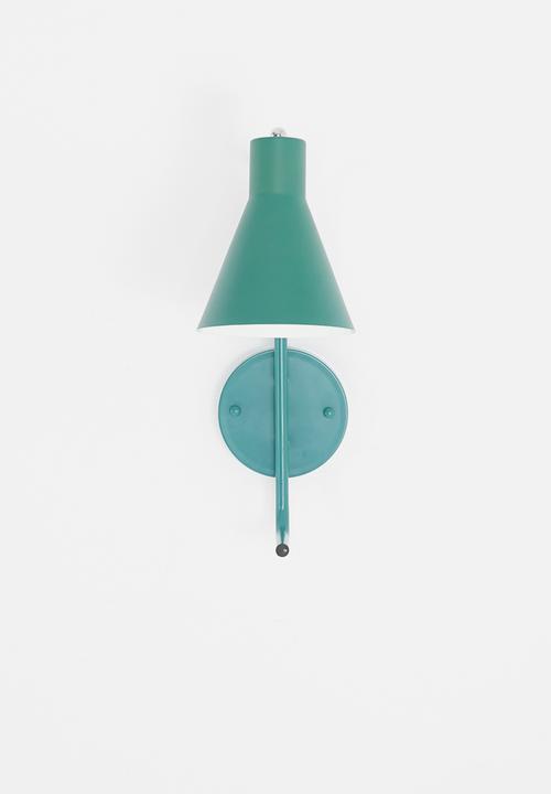 Sixth Floor - Cohen wall light - petrol