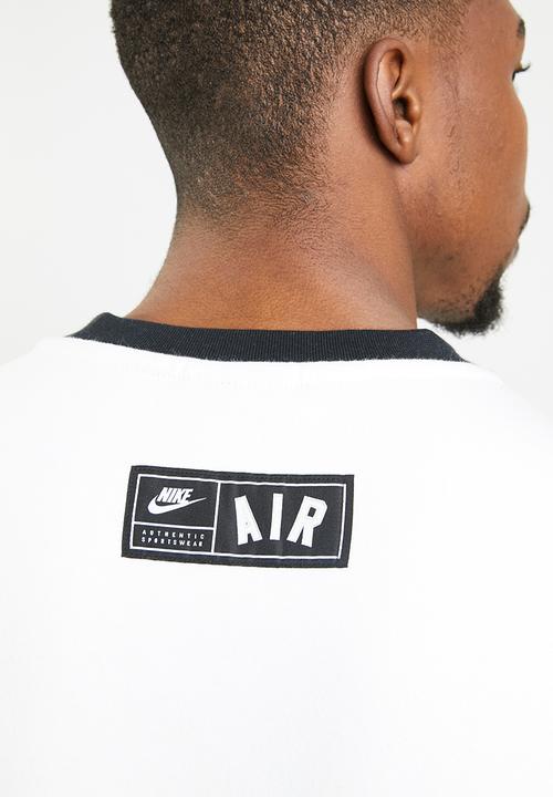 Nike - M nsw nike air crew flc - white & black