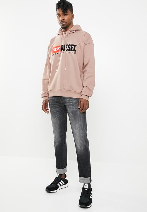 Diesel  - S-division hoodie - brown