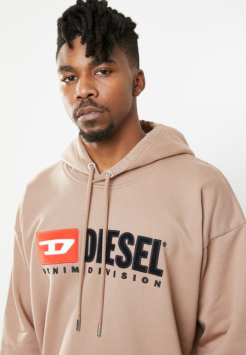 Diesel  - S-division hoodie - brown