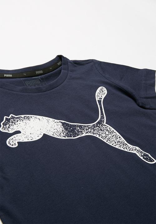 PUMA - Boys ka tee b - navy