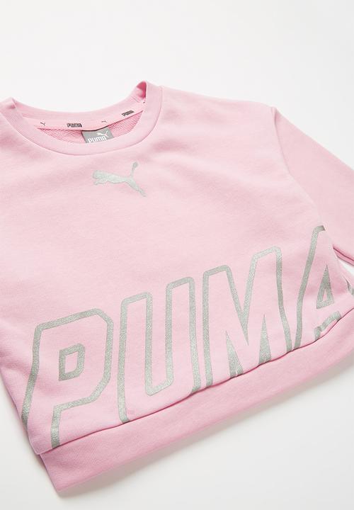 PUMA - Kids alpha crew sweat tr g - pink