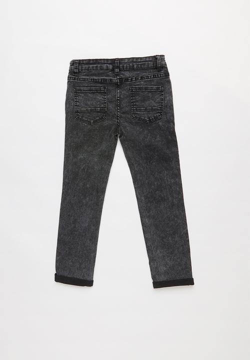 Cotton On - Kids ollie slim leg jeans - black