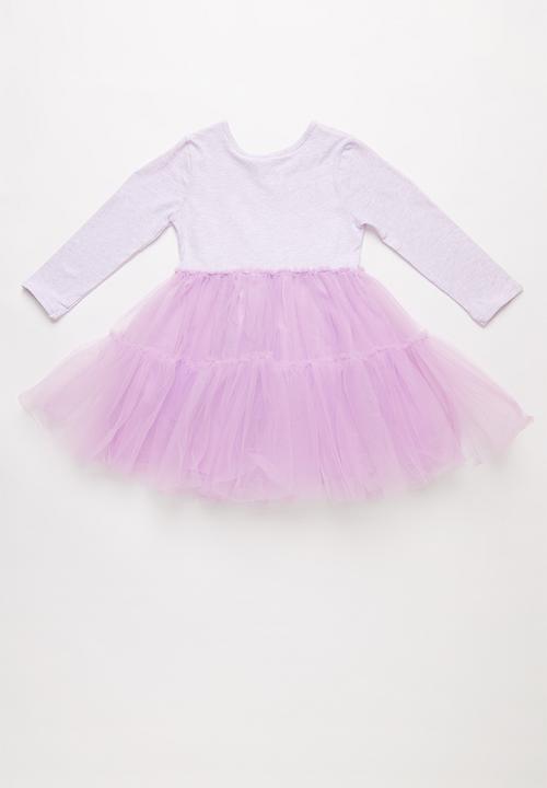 Cotton On - Iris long sleeve tulle - purple
