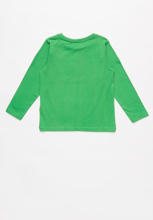 Name It - Baskate you win print top - green