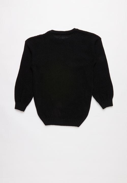Rebel Republic - Teens knit - black