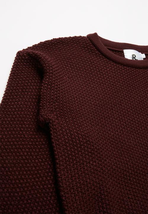 Rebel Republic - Teens knit - burgundy