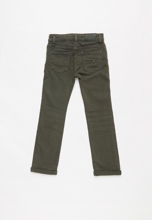 POLO - Boys fynn slim fit jean - charcoal