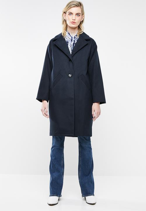 Superbalist - Melton coat - navy