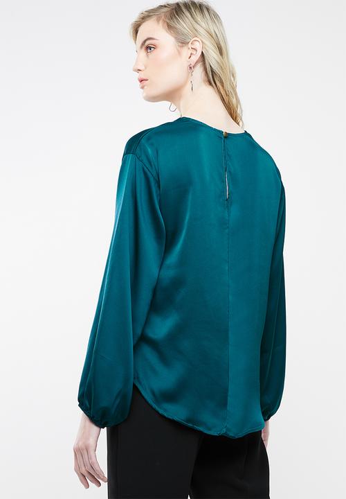 Superbalist - Dropped shoulder blouse - teal green