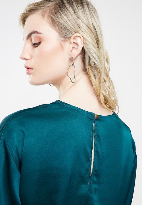 Superbalist - Dropped shoulder blouse - teal green