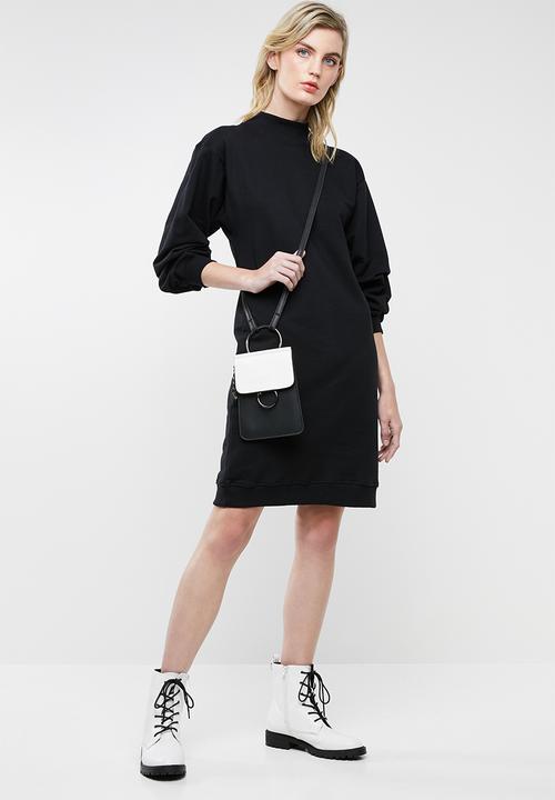 Superbalist - Midi sweat dress - black