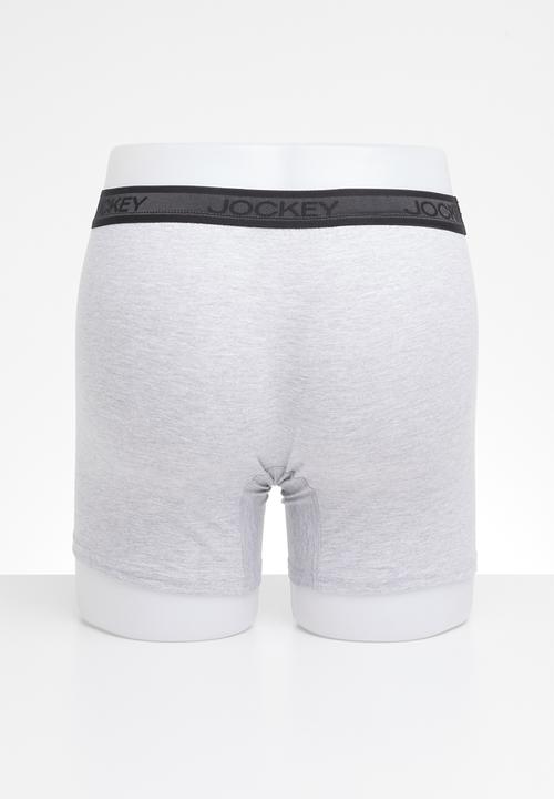 Jockey - 2 Pack pouch trunk - black & grey