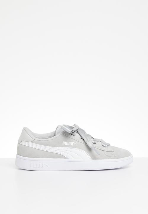 PUMA - Puma smash v2 ribbon Jr - grey & violet