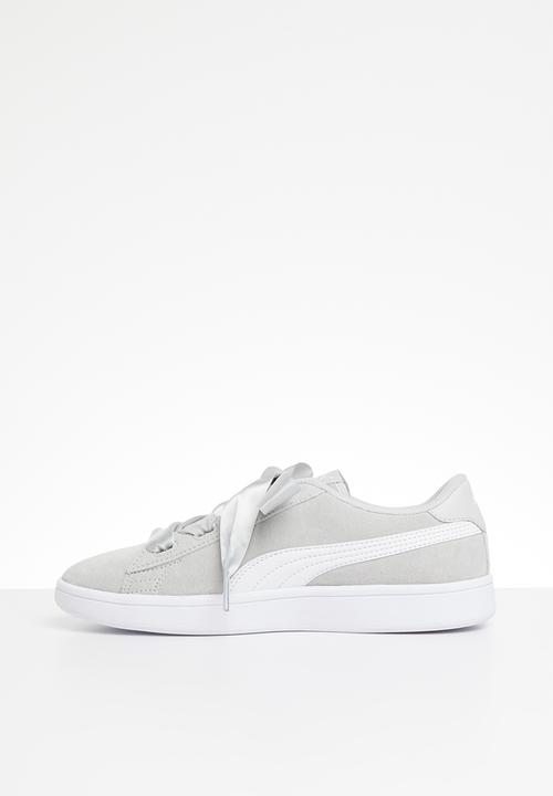 PUMA - Puma smash v2 ribbon Jr - grey & violet