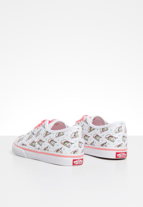 Vans - Td authentic - white & pink