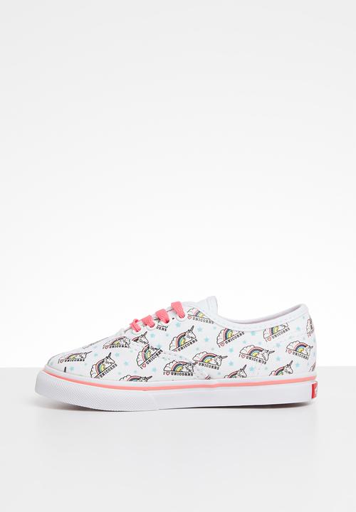 Vans - Td authentic - white & pink