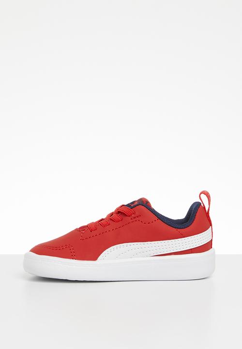 PUMA - Courtflex inf - red & peacoat