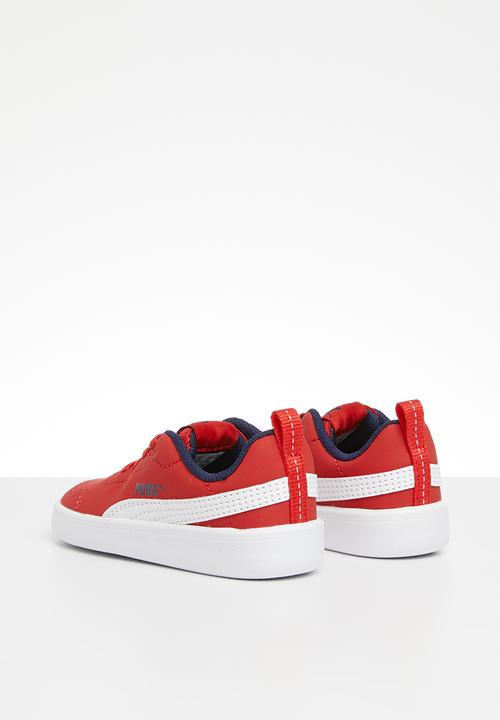PUMA - Courtflex inf - red & peacoat