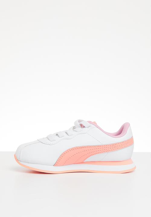 PUMA - Puma turin II ac ps - puma white/peach bud & pale pink 