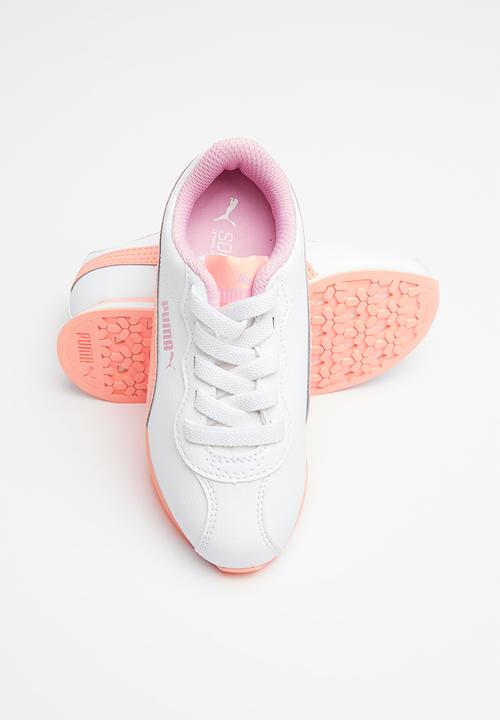 PUMA - Puma turin II ac ps - puma white/peach bud & pale pink 