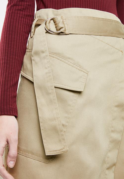 Superbalist - Utility midi skirt - beige 