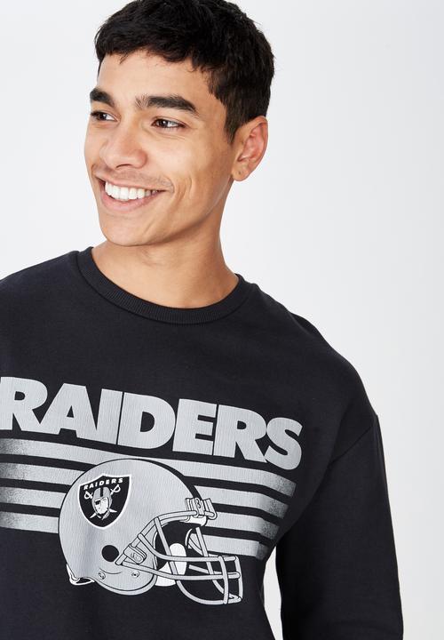 Cotton On - Collab drop shoulder pullover - black