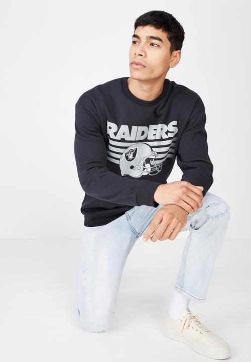 Cotton On - Collab drop shoulder pullover - black