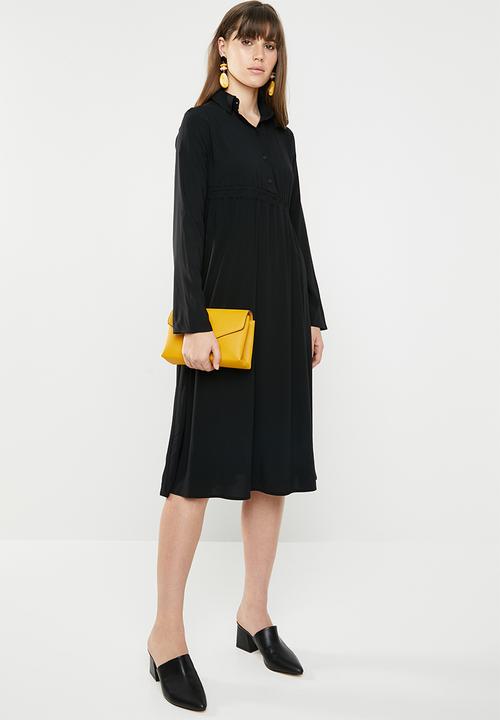 AMANDA LAIRD CHERRY - Bontle shirtdress - black