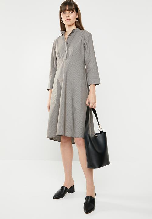 AMANDA LAIRD CHERRY - Babalwa shirtdress - grey