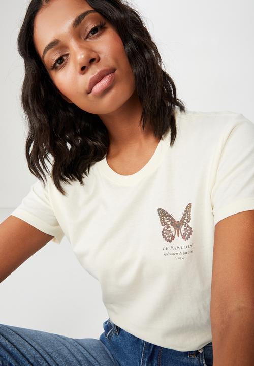 Cotton On - Classic art tee - white
