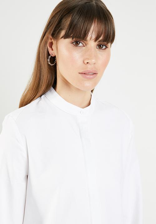 AMANDA LAIRD CHERRY - Nonku tunic shirt - white