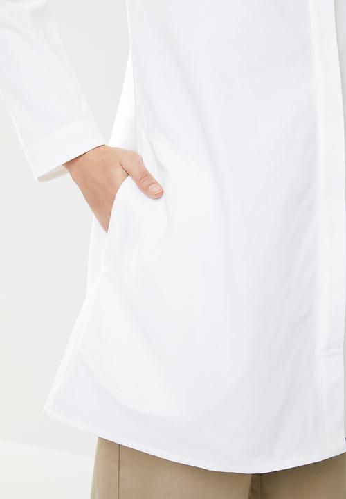 AMANDA LAIRD CHERRY - Nonku tunic shirt - white