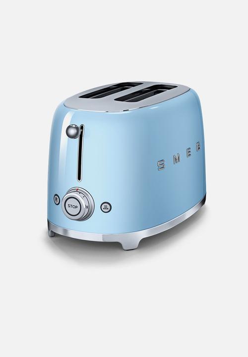 smeg - Retro 950w 2 slice toaster - pastel blue